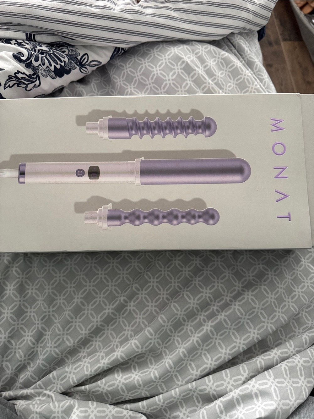 Purple Interchangeable Curling Wand - 3 Barrel Set